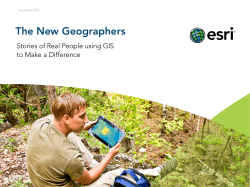 The New Geographers