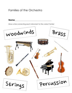 Woodwinds Percussion Brass Strings