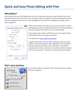 Quick and Easy Photo Editing with Pixlr