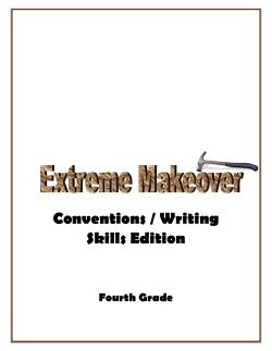 Conventions / Writing Skills Edition