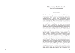 Taking bearings: Elizabeth Gaskell`s North and South televised
