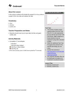 Teacher Notes PDF - TI Education