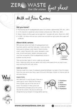 Milk and Juice Cartons