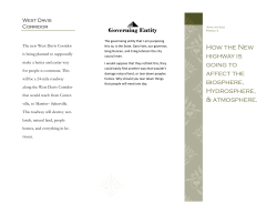 How the New highway is going to affect the biosphere, Hydrosphere