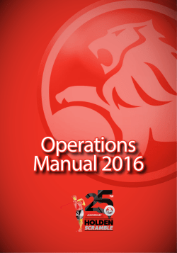 Complete Operations Manual