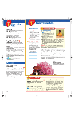 1 Discovering Cells