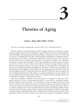 Theories of Aging