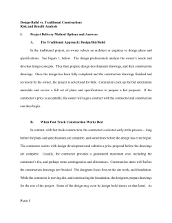 Design-Build vs. Traditional Construction