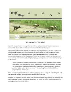 Interested in Wolves?