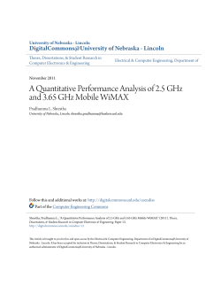 A Quantitative Performance Analysis of 2.5 GHz and 3.65 GHz