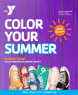 Summer Camp - YMCA of Greater Williamson County