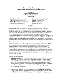 The American Presidency