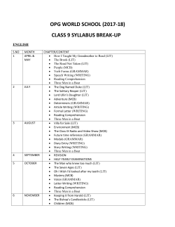 Class IX - OPG World School