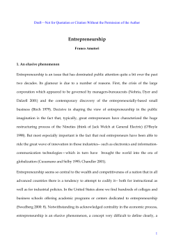 Entrepreneurship - AUEB e