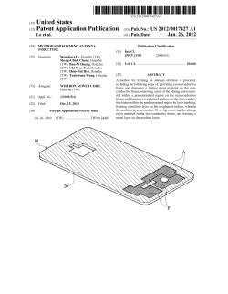 Method for forming antenna structure