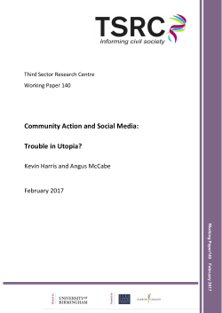 Community Action and Social Media