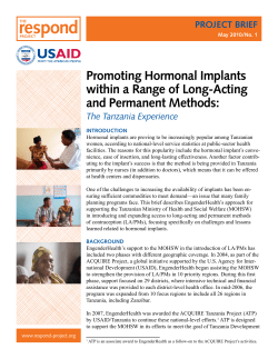 Promoting Hormonal Implants within a Range of Long