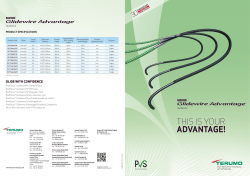 Radifocus® Glidewire Advantage® brochure