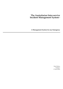 The Australasian Inter-service Incident