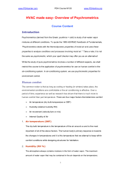 Course Title: A B C of Psychometrics in air