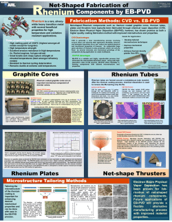 Rhenium - ARL Penn State