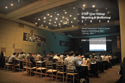 ETAP User Group Meeting 2016(En)