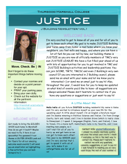 justice - Thurgood Marshall College