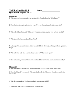 To Kill a Mockingbird