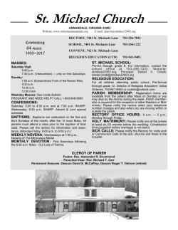 Easter Sunday - St. Michael Catholic Church Annandale VA