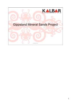 Gippsland Mineral Sands Project