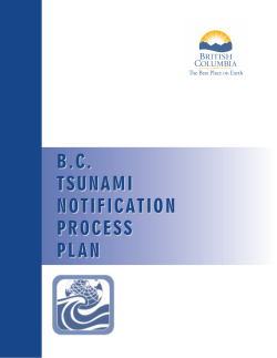 bc tsunami notification process plan