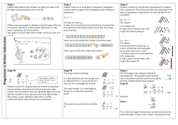 Progression in Written Subtraction