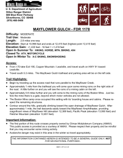 mayflower gulch - Dillon Ranger District