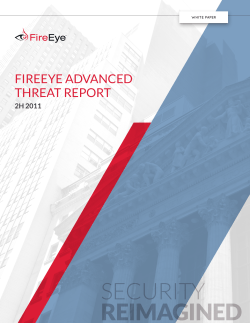 Advanced Threat Report