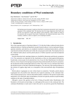 Boundary conditions of Weyl semimetals