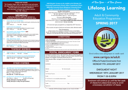 spring-2017-brochure - Carrigaline Community School