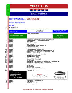 texas i - 10 - Trucker Guide