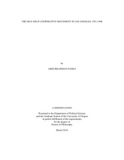 The Self-Help Cooperative - Scholars` Bank