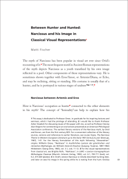 Between Hunter and Hunted: Narcissus and his Image in Classical