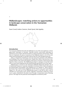 Midlandscapes: matching actions to opportunities in landscape
