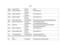 PREP-I - dcm presidency