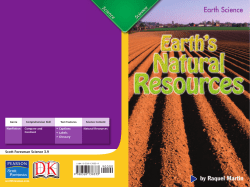 Earth`s Natural Resources