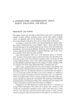 PURITg POLLUTION, AND RITUAL