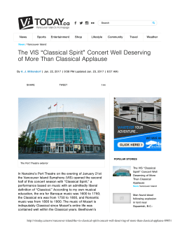 The VIS &ldquo;Classical Spirit&rdquo; Concert Well Deserving of More Than