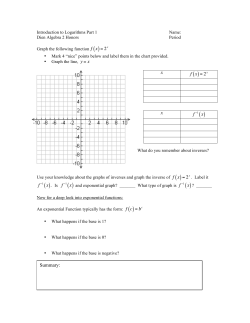 Introduction to Logarithms Part 1