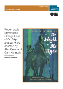 Dr Jekyll and Mr Hyde Learning Resource