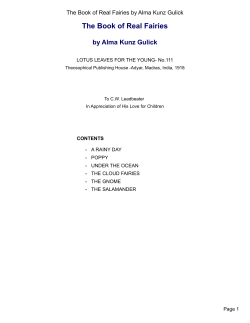 The Book of Real Fairies
