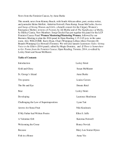 April - League of Canadian Poets