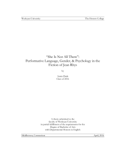 Performative Language, Gender, and Psychology in