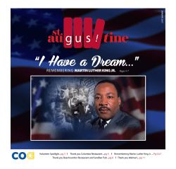 I Have a Dream... - Council on Aging
